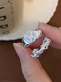 thumb Alloy Cubic Zirconia Heart Trend Band Ring 0