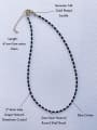 thumb N-STPE-0002 Natural  Gemstone Crystal Beads Chain Handmade Beaded Necklace 1