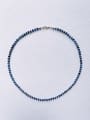 thumb N-STSH-0004 Natural  Gemstone Crystal Beads Chain Handmade Beaded Necklace 3