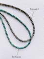 thumb N-STMT-0007  Natural Round Shell Beads Chain Handmade Beaded Necklace 2