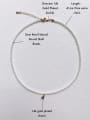 thumb N-PEMT-0005 Natural Round Shell Beads Handmade Beaded Necklace 3