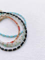 thumb Natural  Gemstone Crystal Beads Chain+Handmade Beaded Bracelet 0