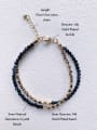 thumb Natural  Gemstone Crystal Beads Chain  Minimalist Handmade Beaded Bracelet 4