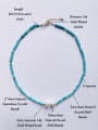 thumb N-STPE-0010 Natural Gemstone Crystal Beads Chain Handmade Beaded Necklace 2