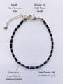 thumb Natural  Gemstone Crystal Beads Chain+Handmade Beaded Bracelet 3
