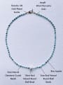 thumb N-STPE-0013 Natural Gemstone Crystal Beads Chain Handmade Beaded Necklace 2