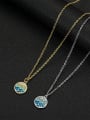 thumb Stainless steel Sea Wave water  Necklace 1