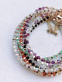 thumb B-ST-003 Natural  Gemstone Crystal Beads Chain Handmade Beaded Bracelet 2