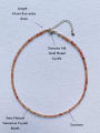 thumb N-ST-0030 Natural  Gemstone Crystal Chain Bohemia Handmade Beaded Necklace 2