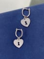 thumb 925 Sterling Silver Cubic Zirconia Cluster Earring 2