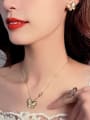 thumb Alloy Cats Eye Butterfly Trend Necklace 1