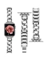 thumb Steel Metal Wristwatch Band For Apple Watch Series 7 6 5 4 3 2 3