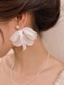 thumb Zinc Alloy Flower Minimalist Drop Earring 2