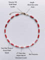 thumb N-STPE-0006 Natural Gemstone Crystal Beads Chain Handmade Beaded Necklace 3