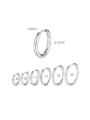 thumb Titanium Steel Round Hoop Earring With 7 sizes 2