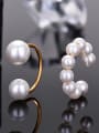 thumb 925 Sterling Silver Shell Pearl Clip Earring with 2023 design 2
