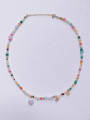 thumb N-MIX-0008 Natural  Gemstone Crystal  Multi Color  Bead Handmade  Beaded Necklace 0
