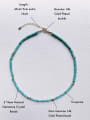 thumb N-STMT-0012 Natural Round Shell Beads Chain Handmade Beaded Necklace 2
