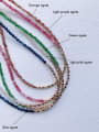 thumb N-STMT-0004 Natural Round Shell Beads Chain Handmade Beaded Necklace 2