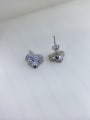 thumb 925 Sterling Silver Cubic Zirconia Dog Cluster Earring 2