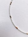 thumb N-PEMT-0003 Natural Round Shell Beads Handmade Beaded Necklace 0