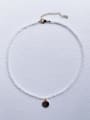 thumb N-DIY-003  Natural  Gemstone Crystal Chain Minimalist  handmade  Beaded Necklace 2