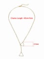 thumb Stainless steel Lariat Cross Friend Necklace with waterproof 2