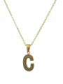 thumb Stainless steel Letter Initials 26 Letter a to z Necklace 1