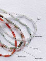 thumb N-STMT-0009 Natural Round Shell Beads Chain Handmade Beaded Necklace 3