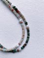 thumb N-STPE-0007  Natural Gemstone Crystal Beads Chain Handmade Beaded Necklace 0