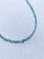 thumb N-DIY-0023 Natural Gemstone Crystal Beads Chain Hand Pendant  Handmade Beaded Necklace 3