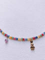 thumb N-MIX-0010 Natural  Gemstone Crystal Bead Chain Handmade Beaded Necklace 2