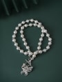 thumb 925 Sterling Silver Imitation Pearl Butterfly Luxury Necklace 0