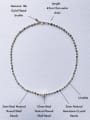 thumb N-STPE-0013 Natural Gemstone Crystal Beads Chain Handmade Beaded Necklace 3