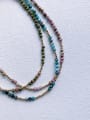 thumb N-STMT-0005 Natural Round Shell Beads Chain Handmade Beaded Necklace 0