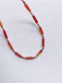 thumb N-STMT-0009 Natural Round Shell Beads Chain Handmade Beaded Necklace 4