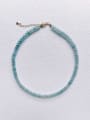 thumb N-STMT-0013  Natural Round Shell Beads Chain Handmade Beaded Necklace 4