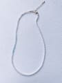 thumb N-STPE-0016 Natural Gemstone Crystal Beads Chain Handmade Beaded Necklace 0