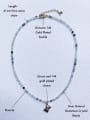 thumb N-DIY-0029 Natural Gemstone Crystal Beads Chain Hand Pendant Handmade Beaded Necklace 2