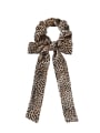 thumb Vintage Silk Ribbon Headband Leopard Print Hair Barrette/Multi-Color Optional 0