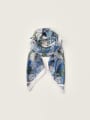 thumb Women Spring Polyester Floral 90*90cm Square Scarf 0
