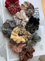 thumb Vintage Fabric Houndstooth Hair Barrette/Multi-Color Optional 1