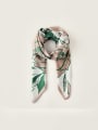 thumb Women Spring Polyester Floral 90*90cm Square Scarf 0