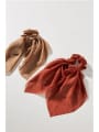 thumb Minimalist Yarn Gold silk tulle ribbon square scarf Hair Barrette/Multi-Color Optional 2