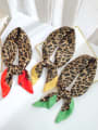 thumb Women Spring Polyester Leopard Print 70*70cm Square Scarf 1