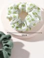 thumb Trend Fabric Gentle embroidery green forest type large intestine ring Hair Barrette/Multi-Color Optional 3