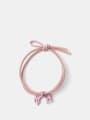 thumb Alloy Enamel Cute Pink Curved Kitten Hair Rope 2
