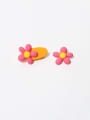 thumb Plastic Cute Flower Hair Pin 0