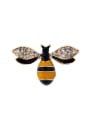 thumb Alloy Rhinestone Enamel   Animal Cute Bee Brooch 2