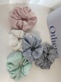 thumb Vintage Linen Rough Ni Xiaoxiangfeng Hair Barrette/Multi-Color Optional 1